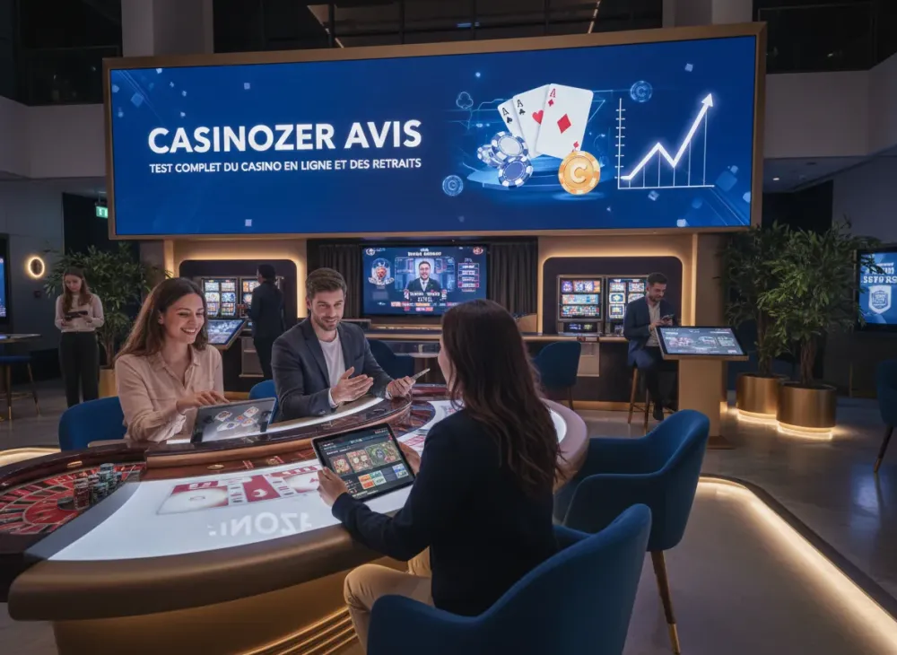 Casinozer avis : test complet du casino en ligne et des retraits